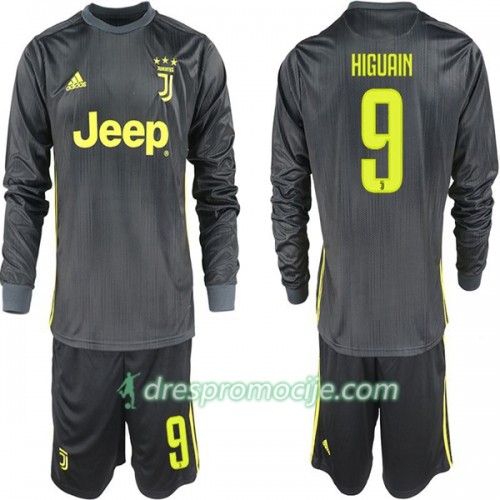 Juventus Dres Gonzalo Higuain 9 Dječji Treći 2018/19 Dugim Rukavima Juventus Dres Gonzalo Higuain 9 Dječji Treći 2018/19 Dugim Rukavima